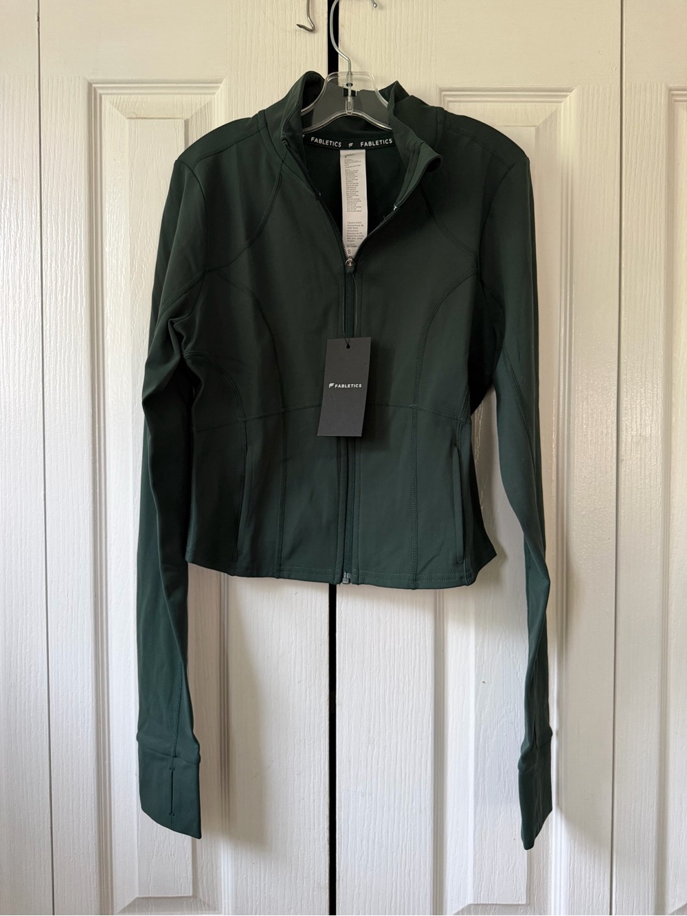 Fabletics Forest Green Women's Zip Jacket
